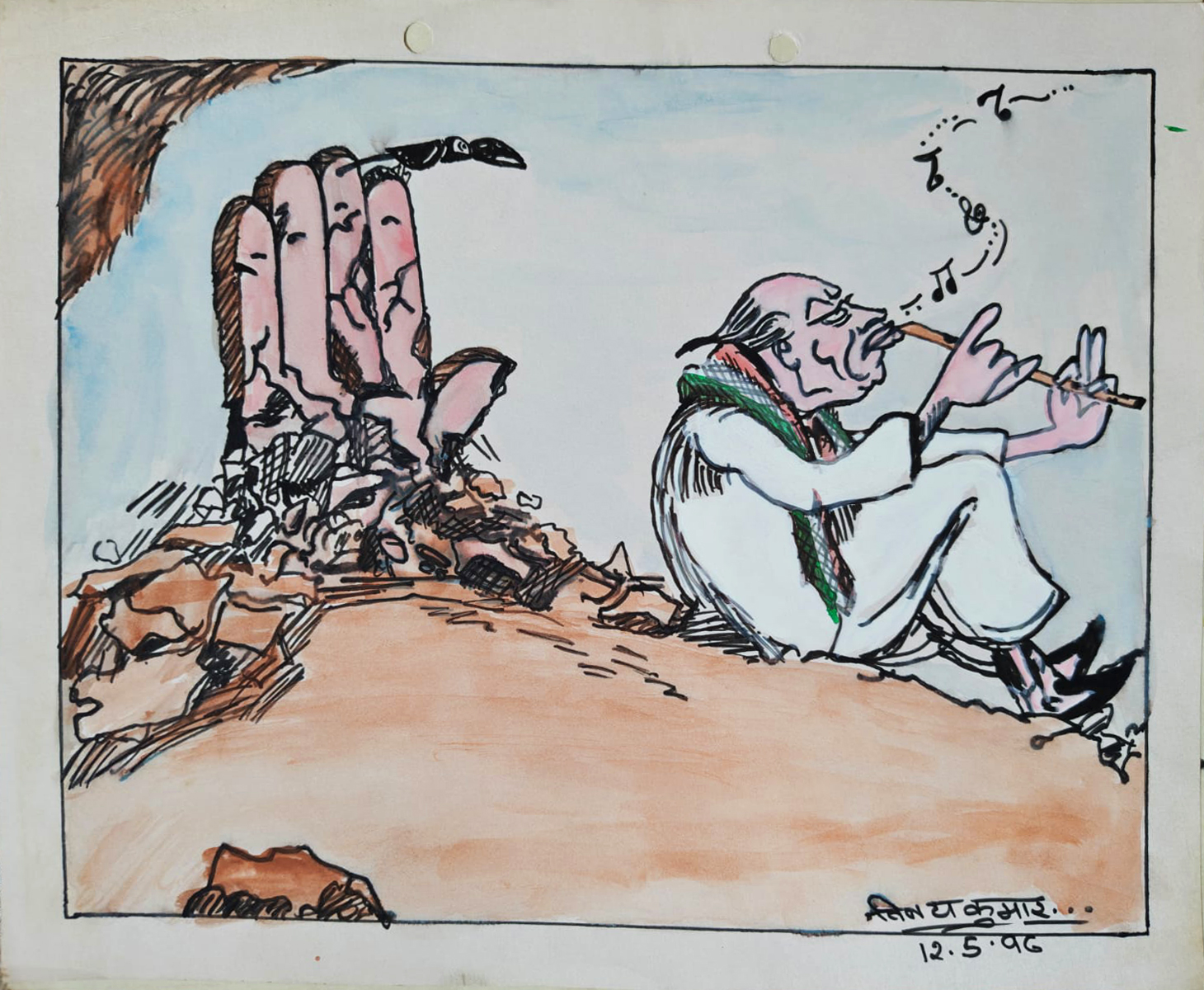Cartoon sketch