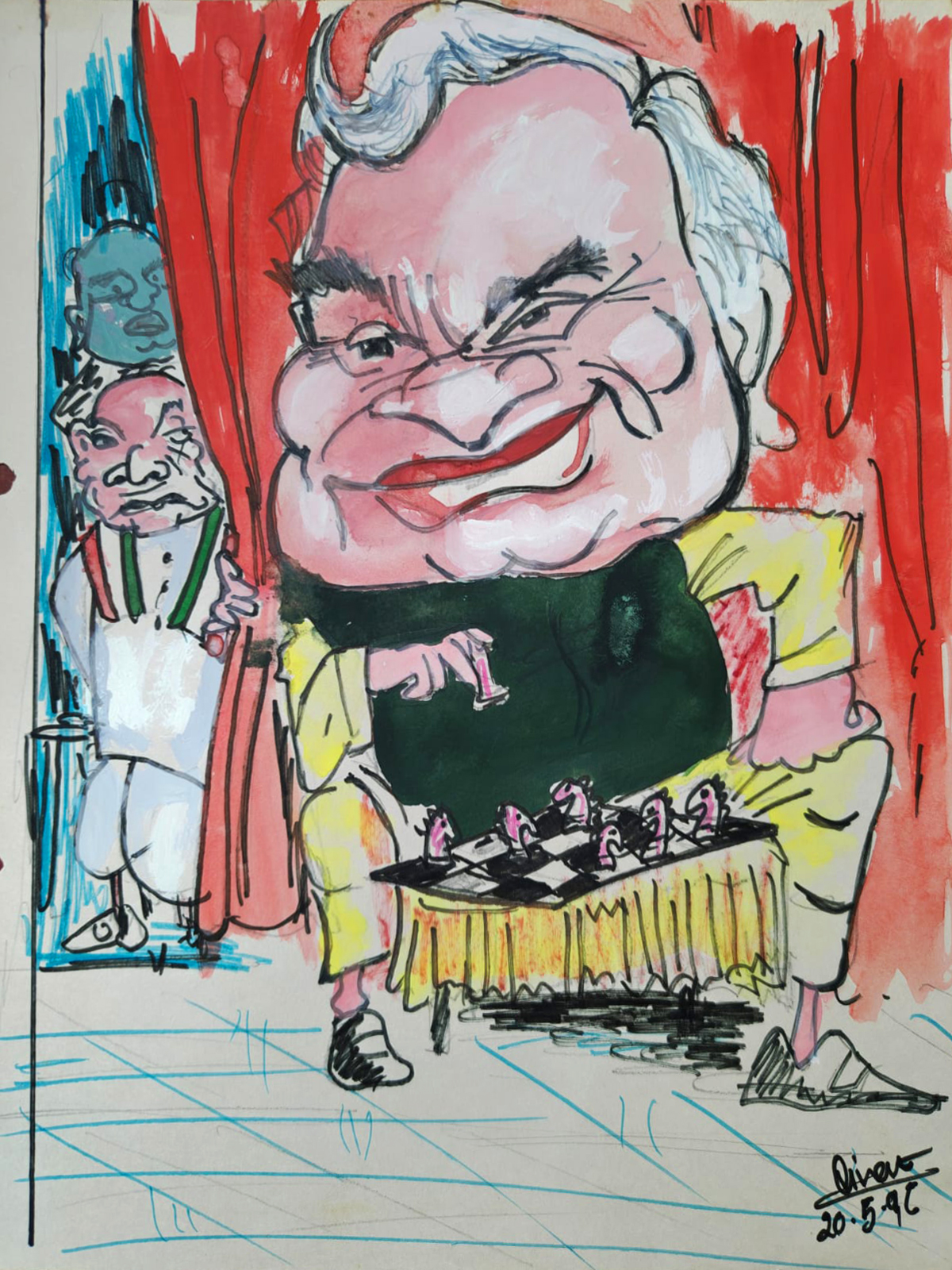 Cartoon sketch